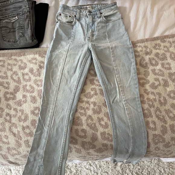 Abercrombie the skinny high rise slit jeans - Picture 3 of 4